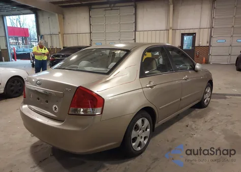 2007 Kia Spectra Ex z USA, uszkodzony, nr VIN KNAFE121275472752